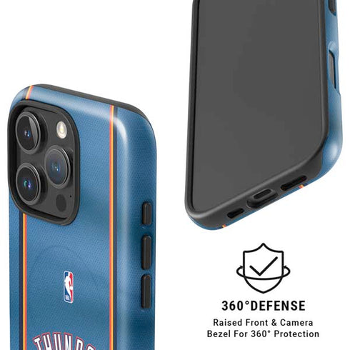 NBA Oklahoma City Thunder Jersey iPhone 16 Pro Magsafe Impact Case